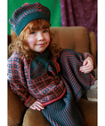 Load image into Gallery viewer, 【予約】<MABLI> FFYN SKATER SCARF - WINTER ROSE/PINE - DROP1