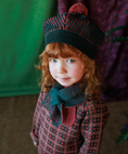 Load image into Gallery viewer, 【予約】<MABLI> FFYN SKATER SCARF - WINTER ROSE/PINE - DROP1