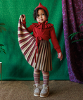 Gallery viewerに画像を読み込む, 【予約】<MABLI> GWENNAN SKIRT - RUBY STRIPE - DROP1