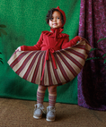 Gallery viewerに画像を読み込む, 【予約】<MABLI> GWENNAN SKIRT - RUBY STRIPE - DROP1