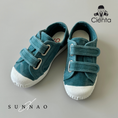 갤러리 뷰어로 이미지로드, <Cienta>Double strap velcro sneaker - PEACOCK 78777-Cienta-SUNNAO