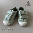 Load image into Gallery viewer, <Cienta>Double strap velcro sneaker - AQUA 78777-Cienta-SUNNAO