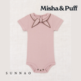 갤러리 뷰어로 이미지로드, <Misha&Puff>Short Sleeve Scout Onesie - Plum Petal(6-24M)-Misha&Puff-SUNNAO
