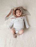 Load image into Gallery viewer, <Organic zoo> Stripy BUNNY Bodysuit (0-12M)-Organic zoo-SUNNAO
