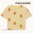 Gallery viewerに画像を読み込む, 【予約】<STUDIO BOHEME PARIS> T-SHIRT FLOW - LEMON CREAM / BRIOCHE PARISIENNE - DROP1