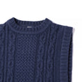 갤러리 뷰어로 이미지로드, <Knit planet> TEXTURE VEST - NAVY(6-8Y)-Knit planet-SUNNAO