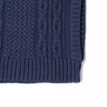 갤러리 뷰어로 이미지로드, <Knit planet> TEXTURE VEST - NAVY(6-8Y)-Knit planet-SUNNAO