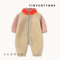 갤러리 뷰어로 이미지로드, <TINYCOTTONS> Color Block Sherpa One-Piece