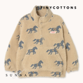 갤러리 뷰어로 이미지로드, <TINYCOTTONS> Horses Sherpa Sweatshirt