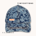 Load image into Gallery viewer, <TINYCOTTONS> Tonal Roses Denim Cap