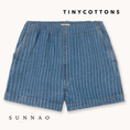 将图像加载到画廊查看器中, <TINYCOTTONS> Stripes Denim Shorts