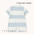 Gallery viewerに画像を読み込む, <TINYCOTTONS> Stripes Knit Polo One-Piece