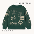 갤러리 뷰어로 이미지로드, <TINYCOTTONS> HOLIDAY TINY TOWN SWEATER