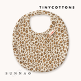 Gallery viewerに画像を読み込む, <TINYCOTTONS> Animal Print Rib Bib