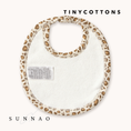 Gallery viewerに画像を読み込む, <TINYCOTTONS> Animal Print Rib Bib