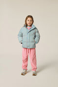 Gallery viewerに画像を読み込む, <The Campamento> Stripes Puffer Jacket - GREEN