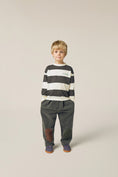 Gallery viewerに画像を読み込む, <The Campamento> Grey Stripes Tshirt - GREY