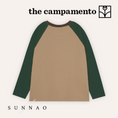 갤러리 뷰어로 이미지로드, <The Campamento> COLOR BLOCK BROWN TSHIRT