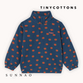 Load image into Gallery viewer, <TINYCOTTONS> CAMELIAS MOCKNECK SWEATSHIRT - light navy
