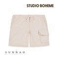 Gallery viewerに画像を読み込む, <STUDIO BOHEME PARIS> BERMUDA CARGO - OFF WHITE (24M-8Y)-STUIDIO BOHEME PARIS-SUNNAO