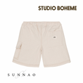 Gallery viewerに画像を読み込む, <STUDIO BOHEME PARIS> BERMUDA CARGO - OFF WHITE (24M-8Y)-STUIDIO BOHEME PARIS-SUNNAO