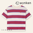 Gallery viewerに画像を読み込む, <Wynken> TRIPLE STRIPE TEE - VIOLET / SUNGLOW
