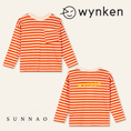 Load image into Gallery viewer, <Wynken> WYNKEN LONG SLEEVE POCKET TEE - SUNGLOW / ECRU