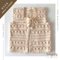 Gallery viewerに画像を読み込む, 【予約/オーダー会】<Babytoly> Confetti - FIONA CROCHET VEST (0-8Y)★-Babytoly-SUNNAO