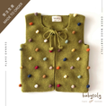 将图像加载到画廊查看器中, 【予約/オーダー会】<Babytoly> RAINBOW POPCORN VEST (0M-9Y)-Babytoly-SUNNAO