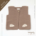 갤러리 뷰어로 이미지로드, 【予約/オーダー会】<Babytoly> FELICE VEST - cherry / car motif