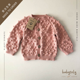 Gallery viewerに画像を読み込む, 【予約/オーダー会】<Babytoly> POPCORN CARDIGAN(6M-8Y)-Babytoly-SUNNAO