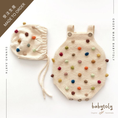 将图像加载到画廊查看器中, 【予約/オーダー会】<Babytoly> Confetti - RAINBOW POPCORN ROMPER (0M-8Y)★-Babytoly-SUNNAO