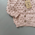 갤러리 뷰어로 이미지로드, <Babytoly> Popcorn Cardigan - POWDER PINK