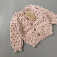 갤러리 뷰어로 이미지로드, <Babytoly> Popcorn Cardigan - POWDER PINK
