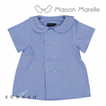 Load image into Gallery viewer, 【予約/5月末お届け】<Maison marelle> blouse CONVENTION- SKY-Maison marelle-SUNNAO