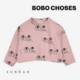 Gallery viewerに画像を読み込む, <BOBO CHOSES> Smiling Cat cropped sweatshirt(2Y-7Y)-BOBO CHOSES-SUNNAO