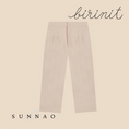 갤러리 뷰어로 이미지로드, <Birinit Petit> Ivory denim pleated trousers(3-6Y)★-Birinit Petit-SUNNAO