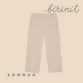 갤러리 뷰어로 이미지로드, <Birinit Petit> Ivory denim pleated trousers(3-6Y)★-Birinit Petit-SUNNAO