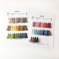 Gallery viewerに画像を読み込む, <Babytoly> Organic Cotton Yarn Sample Color Card - 54COLOR-Babytoly-SUNNAO