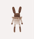 Load image into Gallery viewer, Main Sauvage Bunny knit toy - sand striped romper