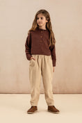 Load image into Gallery viewer, STUDIO BOHEME PARIS OLYMPE BLOUSE - PLUM (12-24M)