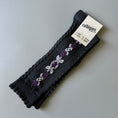 갤러리 뷰어로 이미지로드, <Collégien> Dalia Jacquard Flower Knee-high Socks - Pierre de Volvic