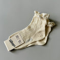 Gallery viewerに画像を読み込む, <Collégien> Annette Lightweight Pointelle Socks with Lace Frill - Doux Agneaux