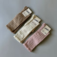 갤러리 뷰어로 이미지로드, <Collégien> Juliette Pointelle Organic Cotton Knee-high Socks - Petite Taupe