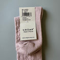 갤러리 뷰어로 이미지로드, <Collégien> Juliette Pointelle Organic Cotton Knee-high Socks - Vieux Rose