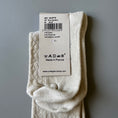 Gallery viewerに画像を読み込む, <Collégien> Juliette Pointelle Organic Cotton Knee-high Socks - Doux Agneaux