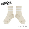 갤러리 뷰어로 이미지로드, <Collégien> Nico Ribbed Varsity Crew Socks - Doux Agneaux