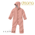 Gallery viewerに画像を読み込む, <Disana> Boiled wool overall - Rose(6M-4Y)★-Disana-SUNNAO
