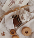 Load image into Gallery viewer, <Main Sauvage>Polar bear knit toy - nut overalls-Main sauvage-SUNNAO