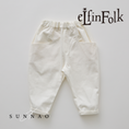 갤러리 뷰어로 이미지로드, <eLfinFolk> Cotton Heavy Twill Sarrouel Pants - white